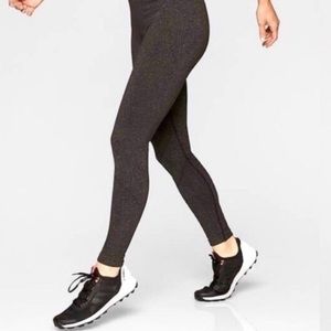 Navy blue sparkle stripe athleta yoga leggings xs